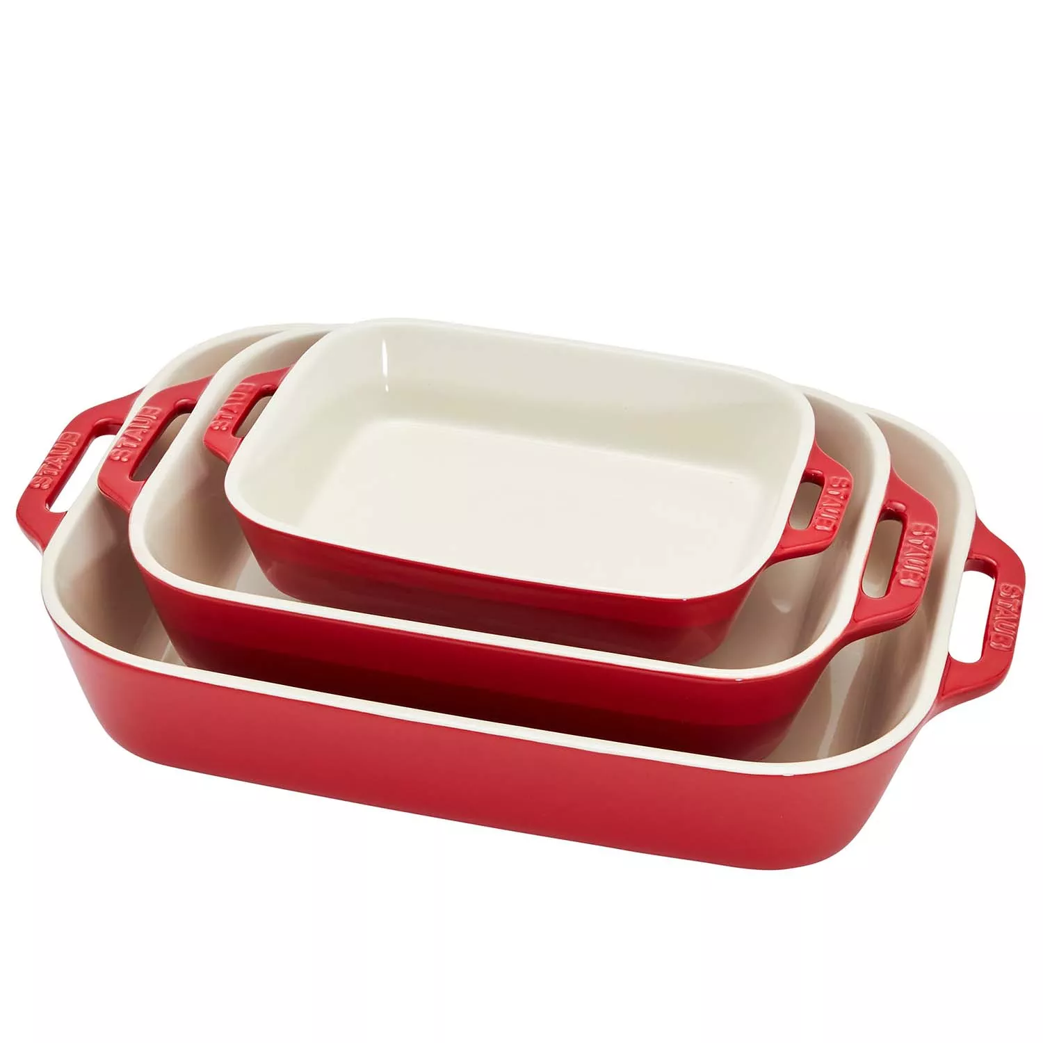 Staub Ceramic Bakeware Set (3-Piece)